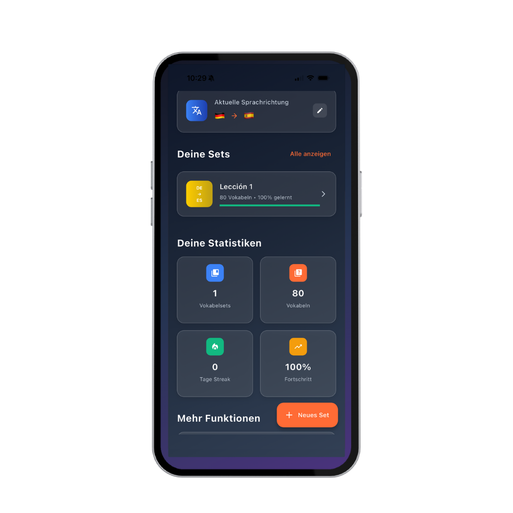 Bild: Dikiwi App - Lektionsübersicht